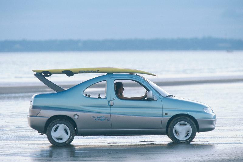 Citroen’s version didn’t have a moving roof, but you could still bring your surfboard along